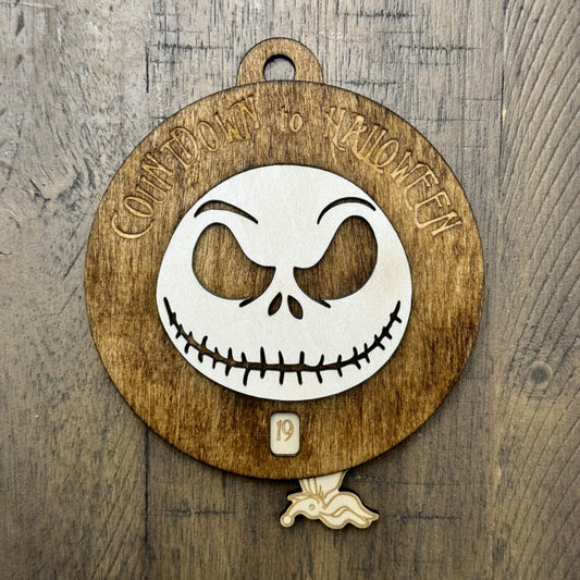 Pumpkin King Countdown to Halloween Ornament SVG