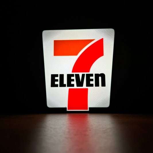 711 Logo Light Box STL