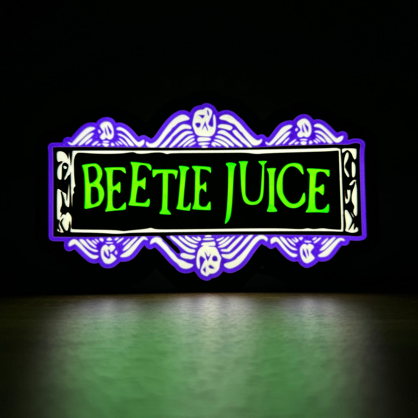 Beetle Stacked Sign SVG