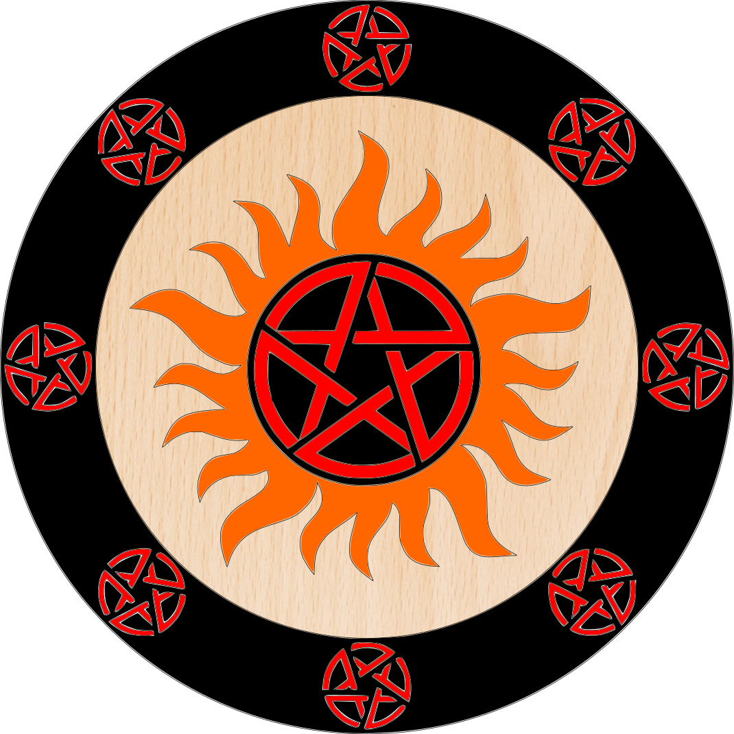 Natural Super Stacked Sign Laser SVG On Points Designs