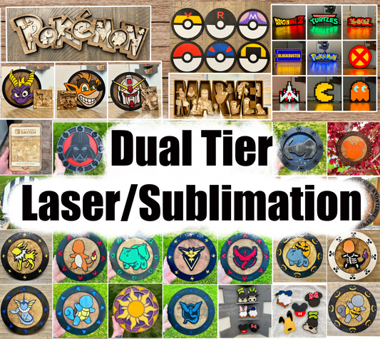 Dual Tier Laser/Sublimation Membership